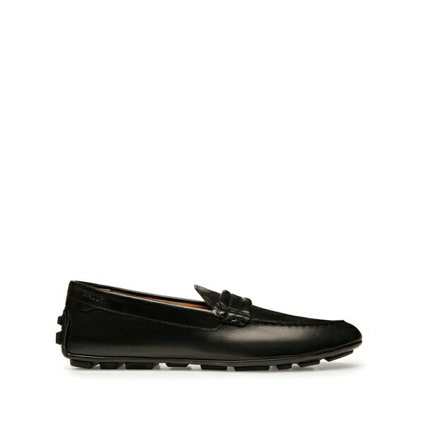 バリー メンズ スリッポン・ローファー シューズ Kerbs leather driving loafers Black