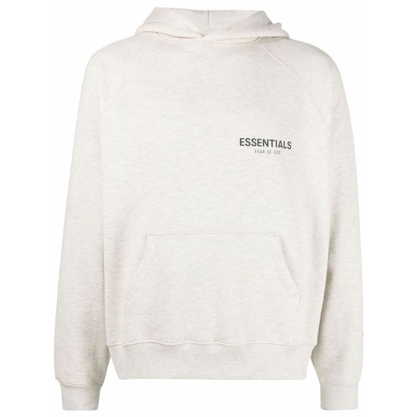 エフオージーエッセンシャルズ メンズ パーカー・スウェットシャツ アウター Logo-print hoodie Neutrals