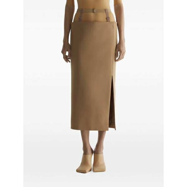 マグラー レディース スコート ボトムス Suspended skirt Brown