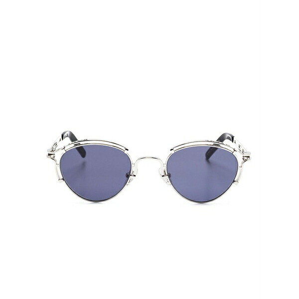 ジャン極点 ゴルチエ メンズ サングラス・アイウェア 佩び物 Cut-out logo sunglasses Silver