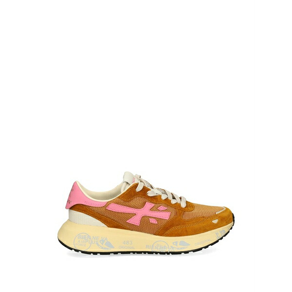 プレミアータ レディース スニーカー シューズ Lauryn cutout leather sneakers Brown