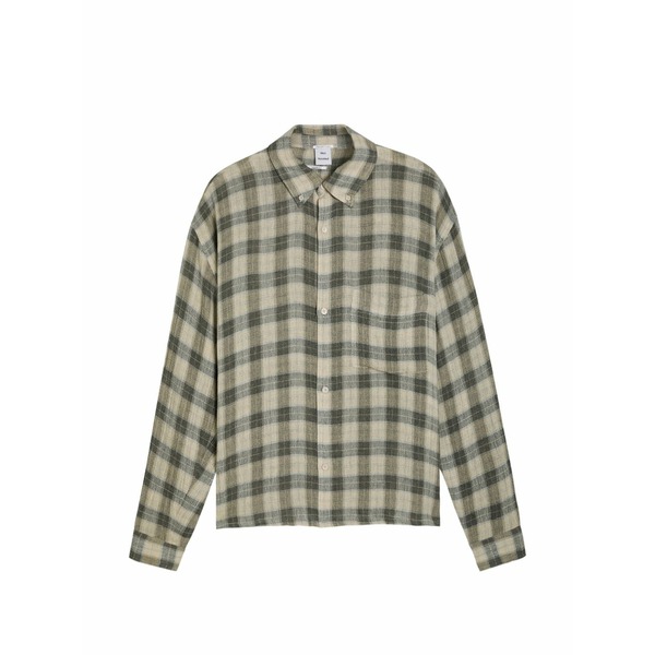 ウォンお手々赤いこと メンズ プルオーバー トップス Maza checked shirt Neutrals