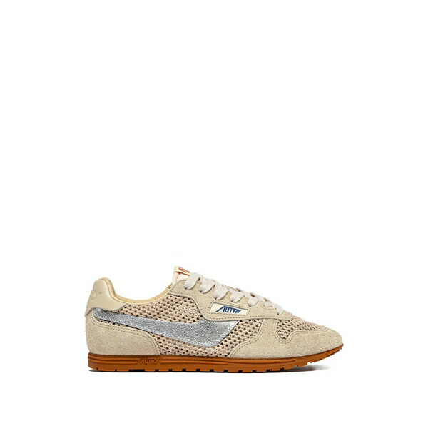オートリー レディース スニーカー シューズ Windspin metallic sneakers Neutrals
