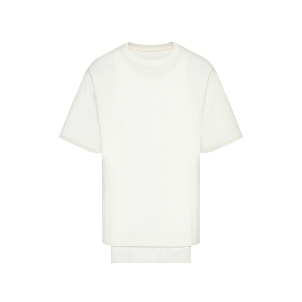マルタンマルジェラ メンズ ティーシャツ トップス Double-layered t-shirt White