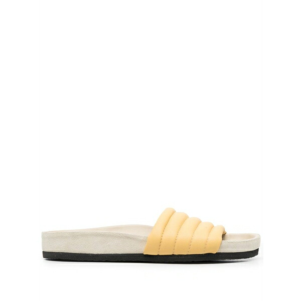 イザ呼びりん マラン レディース サンダル シューズ Shellea padded slides Yellow
