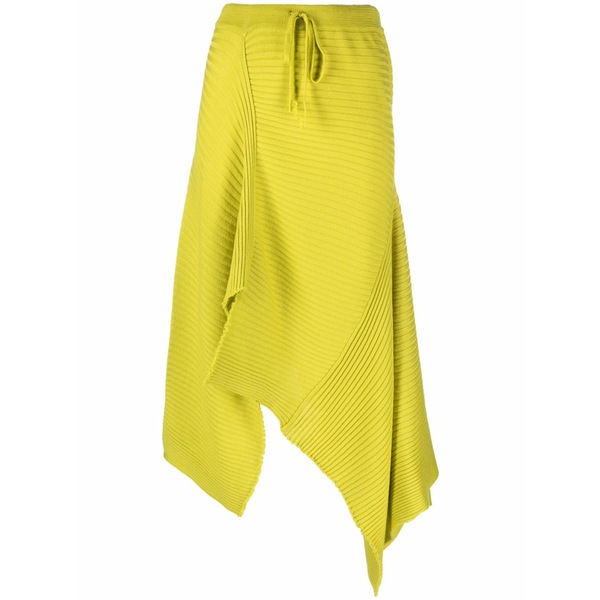 マルケス アルメイダ レディース スコート ボトムス Asymmetric merino MIDI skirt Green