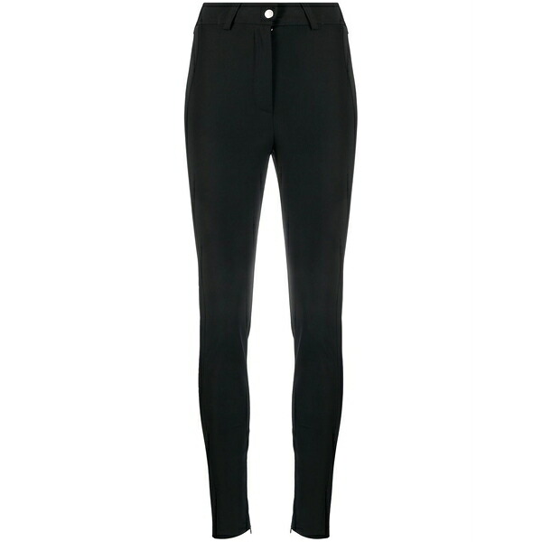 ミスビヘイブ レディース 心地よいズボン下 ボトムス High-waisted skinny trousers Black