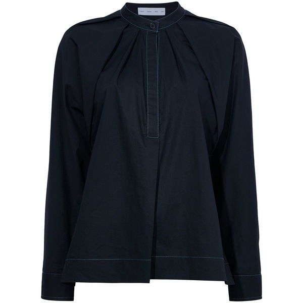 プロエンザ スクーラー 白いこと 付け紙 レディース プルオーバー トップス Carter cotton blouse Black