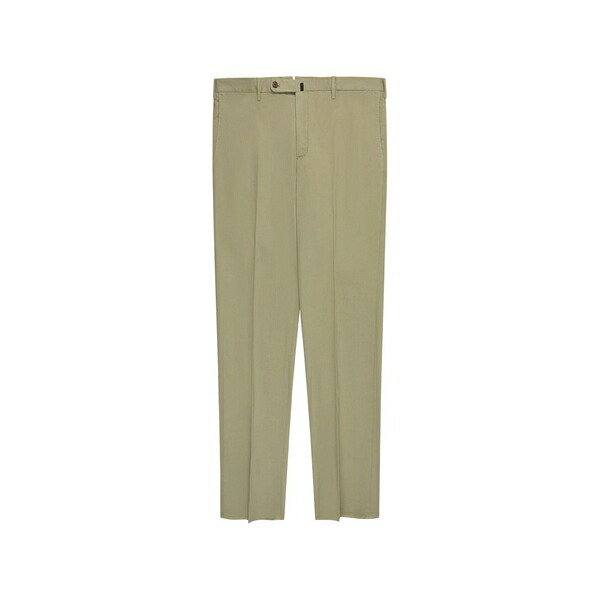 インコテックス メンズ カジュアルパンツ ボトムス Pressed-crease trousers Green｜asty
