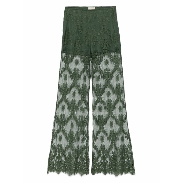 エリー サーブ レディース カジュアルパンツ ボトムス Silk trousers Green｜asty 123,900円