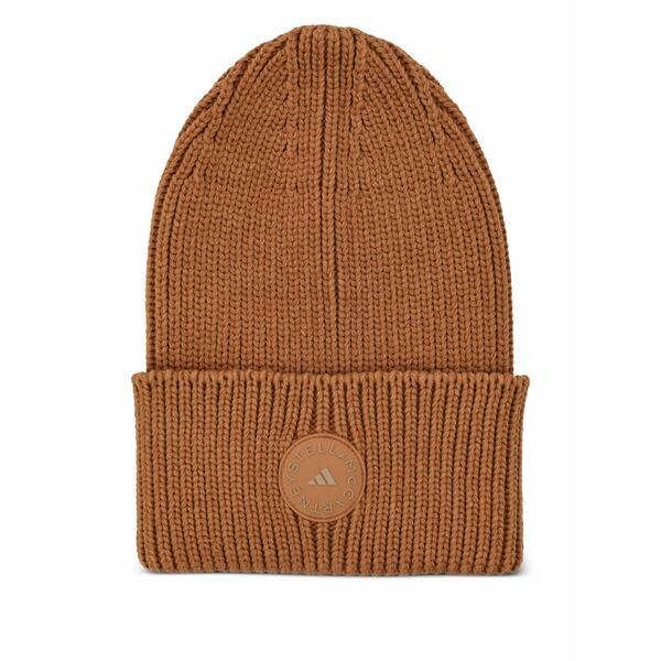 アディダス レディース 鳥打ち帽 付属物 Logo-patch beanie Brown