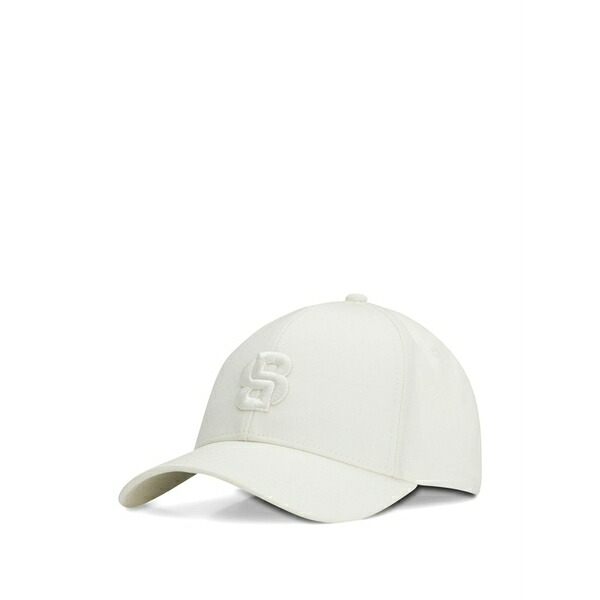 雇い主 メンズ かぶり笠 添え物 Logo-embroidered cap  Neutrals