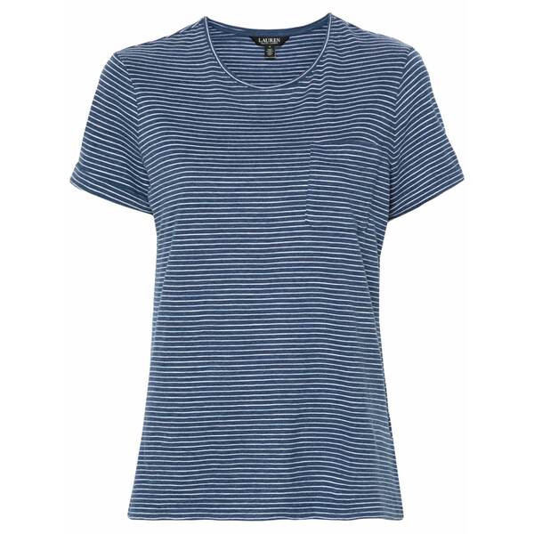 ラルフローレン レディース ティーシャツ トップス Striped t-shirt Blue