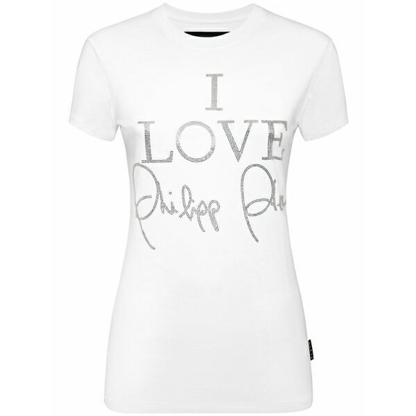 フィリップ飾り気の無い レディース プルオーバー トップス Pure t-shirt White