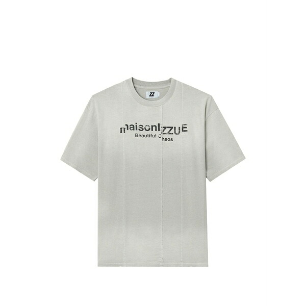 イズエ メンズ ティーシャツ トップス Cotton t-shirt Grey