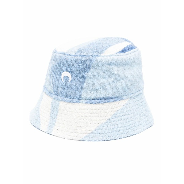 米国海兵隊員 独居室 メンズ かぶり笠 佩び物 Regenerated-towels bucket hat Blue