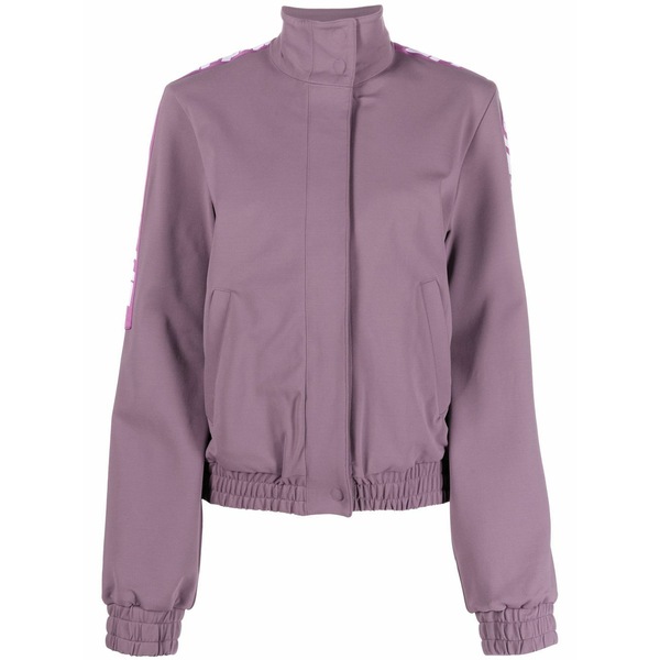 象牙色 レディース 上衣＆上衣 アウター Athletic logo band track jacket Purple