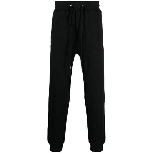 スビ メンズ 心地好いズボン下 ボトムス 4 x 4 track pants Black