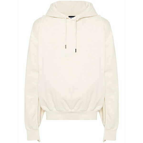 ジャクエムス メンズ パーカー・スウェットシャツ アウター Le sweatshirt camargue hoodie Neutrals