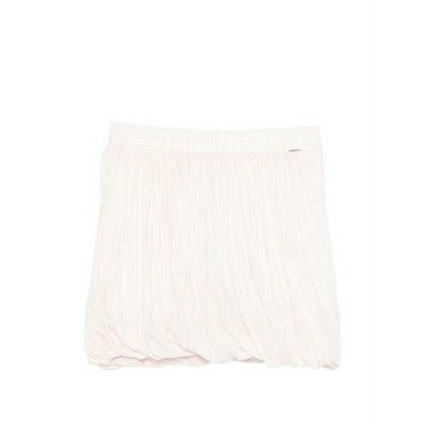 ツイン書き割り レディース スコート ボトムス Striped mini skirt Pink