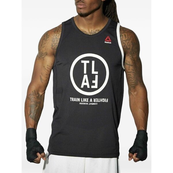 リーボック メンズ カットソー トップス Train like a fighter tank top Black