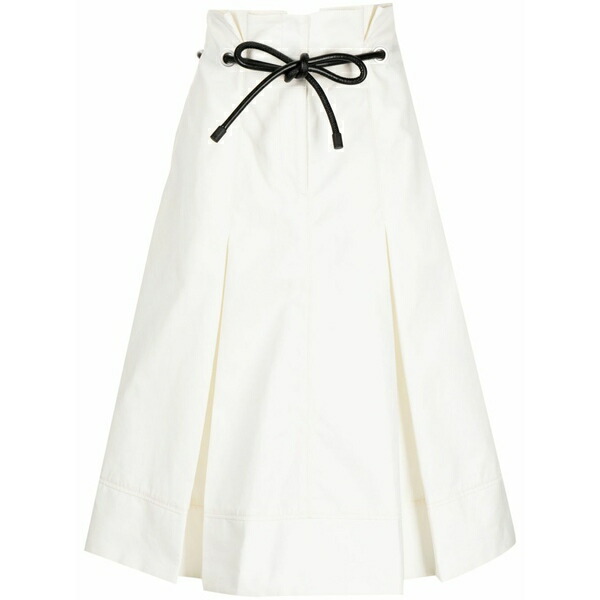 スリーワンフィリップリム レディース スコート ボトムス Origami high-waisted MIDI skirt White