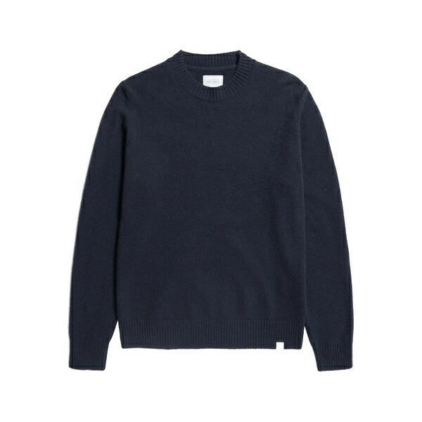 北の方事業計画 メンズ 編み物\u0026スウェーター アウター Crew-neck sweater Blue