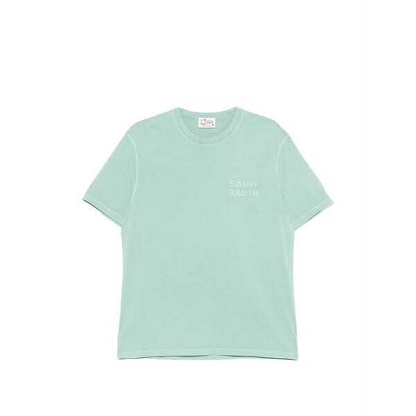 エムシーツーセイントバース メンズ ティーシャツ トップス Portofino logo-patch t-shirt Green