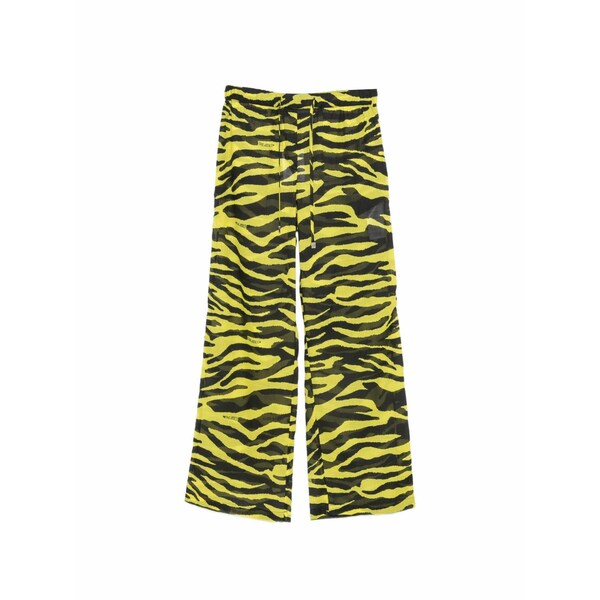 ジ アティコ レディース 心地よいズボン下 ボトムス Zebra-print drawstring trousers Yellow