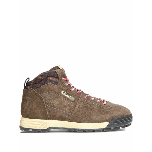 オートリー メンズ ブーツ シューズ Malga mid sneakers Brown