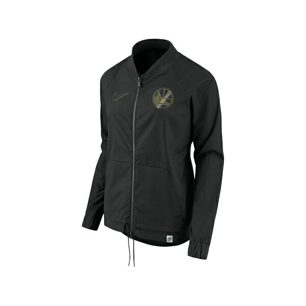 ナイキ レディース 上衣＆上衣 アウター Nba golden state warriors bomber jacket Black