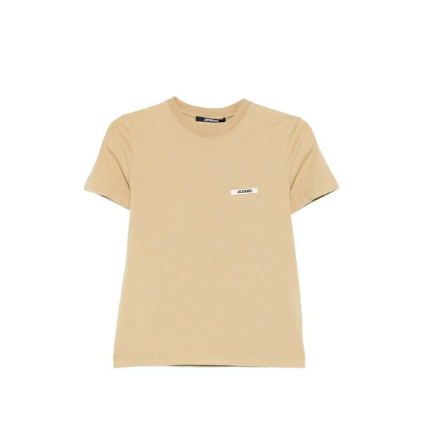 ジャクエムス レディース プルオーバー トップス Gros grain t-shirt Neutrals