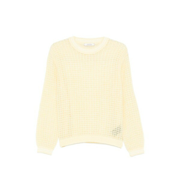 ドロシーシューマッハ レディース 編み物\u0026ティーシャツ アウター Open-knit sweater Yellow