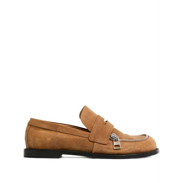 J.W.アンダーソン レディース スリッポン・ローファー シューズ Biker penny loafers Brown