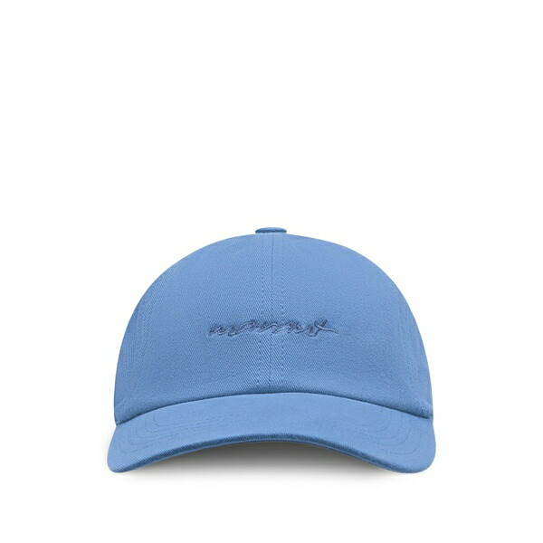 イザ呼びりん マラン レディース 鳥打ち帽 付属物 Tomas logo-embroidered baseball cap Blue