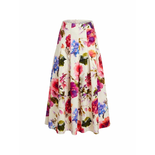 ニコラスカークウッド レディース スコート ボトムス Jordana floral-print pleated skirt Neutrals