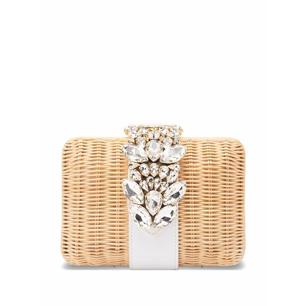 ゲデべ レディース クラッチペダル御徒面子 御徒面子 Capri clutch bag Neutrals