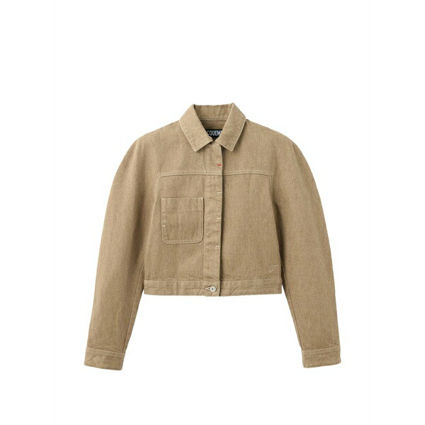 ジャクエムス レディース 上衣＆上衣 アウター The ovalo cargo cotton jacket Neutrals