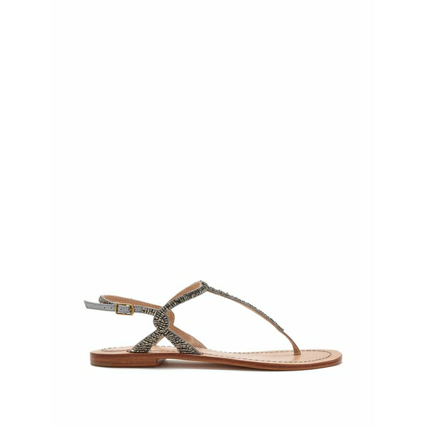 マリパルミ レディース サンダル シューズ Beaded sandals Silver