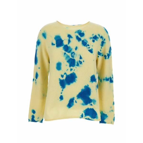 スズサン レディース 編み物\u0026スウェーター アウター Tie-dye sweater Neutrals
