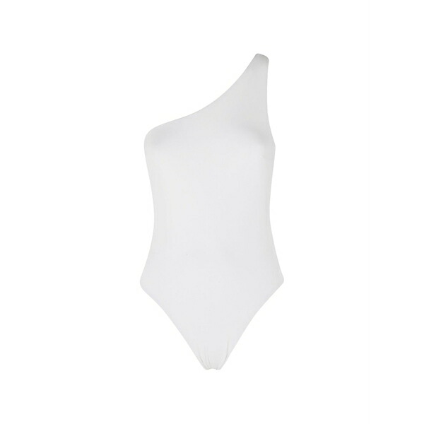 フェデリカ・トシ レディース 衣装 トップス One-shoulder swimsuit White