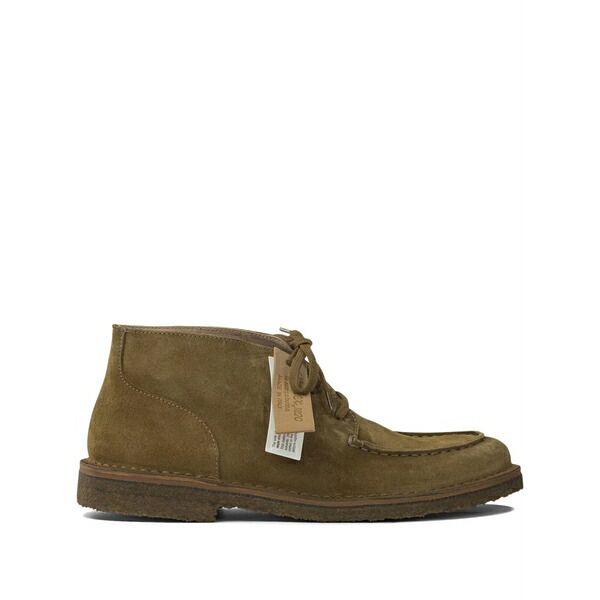 アストルフレックス メンズ ブーツ シューズ Deukeflex suede lace-up boots Brown