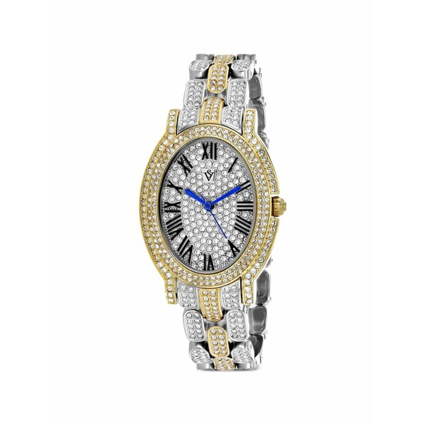 クリスチャンバンサント レディース ウオッチ 付属物 Amore crystal 35粍 watch Silver
