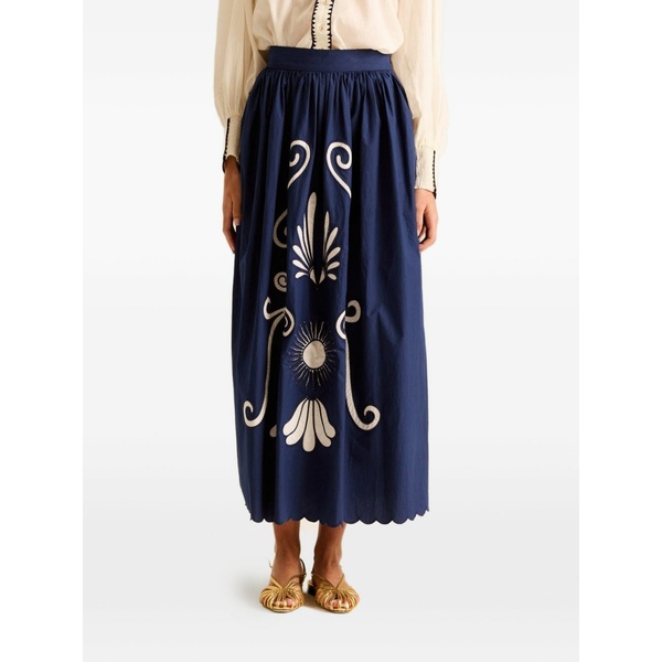キャロリーナケー レディース スコート ボトムス Larissa maxi skirt Blue