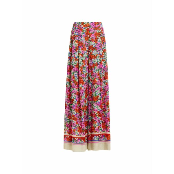 エッセンシャルアントワープ レディース 心地好いズボン下 ボトムス Floral trousers Red