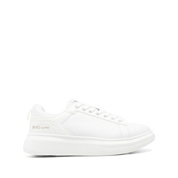 リュージョー メンズ スニーカー シューズ Platform leather sneakers White