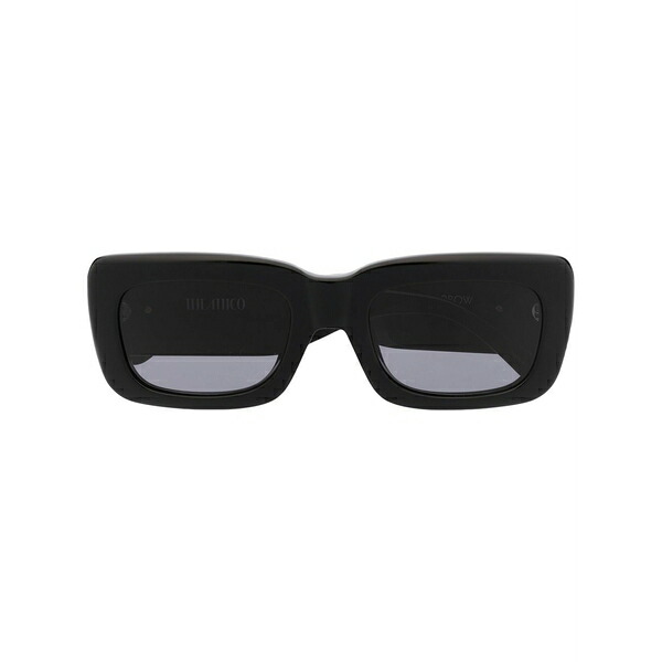 ジ アティコ レディース 黒眼鏡＆アイウェア 添え物 Marfa rectangular sunglasses Black