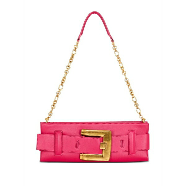 バルマン レディース ショルダーバッグ 御徒面子 Anthem leather shoulder bag Pink