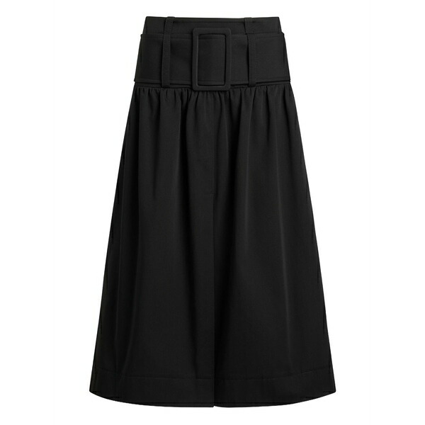 ジャンパトゥ レディース スコート ボトムス Belted gathered skirt Black