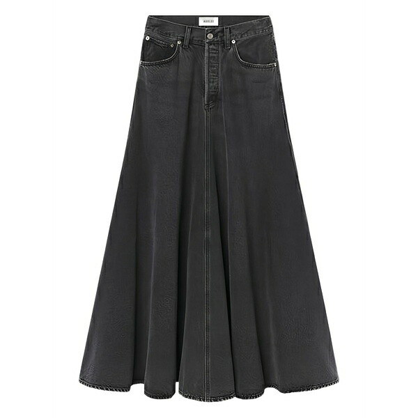 アゴルド レディース スコート ボトムス Odin pocket long skirt Grey